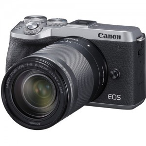Canon EOS M6 Mark II Silver with EF-M 18-150mm